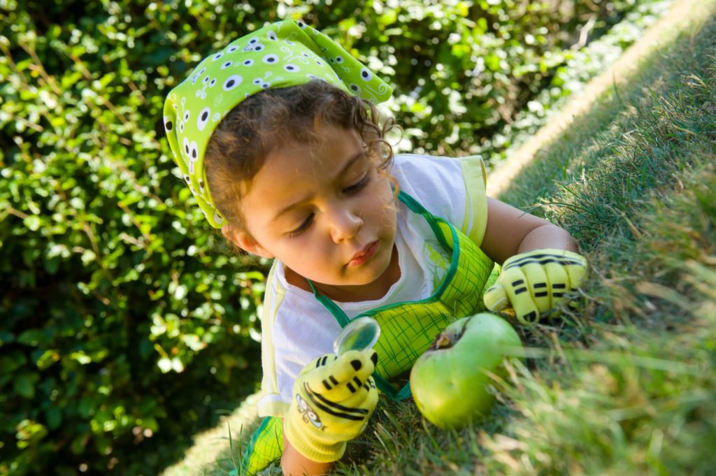 Gants enfant orange GASTON le hérisson, jardinage et loisirs Taille 4-6 ans