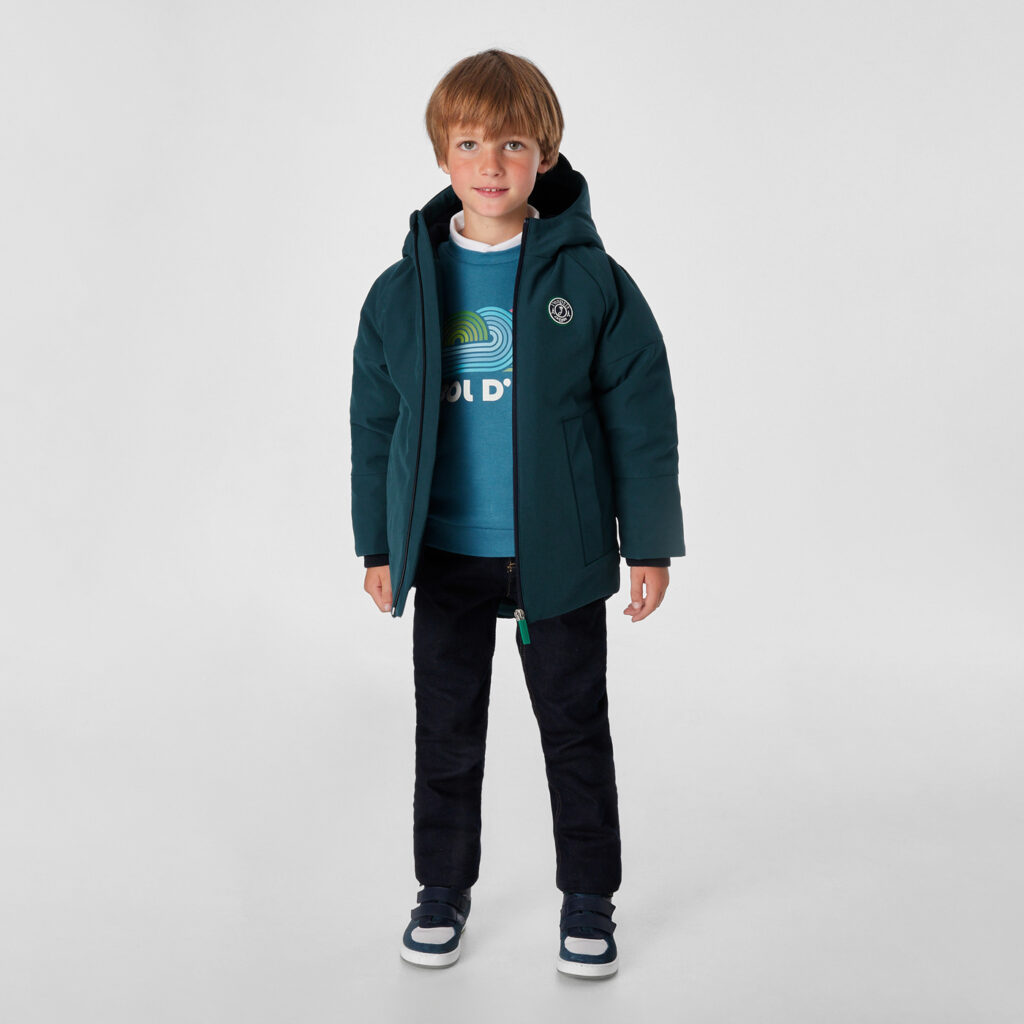 Parka enfant Jacadi vert foncé