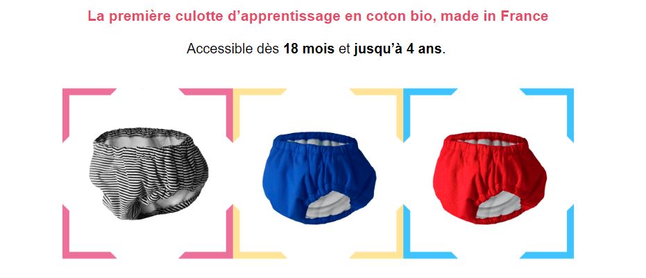 Culotte d'apprentissage Sixtine Bleu