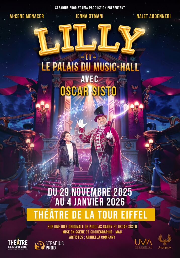 Affiche du spectacle Lilly et le Palais du Music-Hall